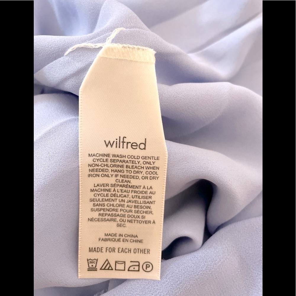 Aritzia Wilfred Jacqueline Dress Soft Iris - Picture 9 of 11